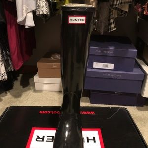 Hunter original gloss rain boots